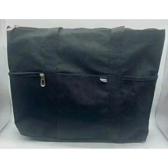 Shoulder Tote Bag Black Multiple Pockets & Zipper Closure‎ Ensign Peak 14.5”H - Picture 1 of 3